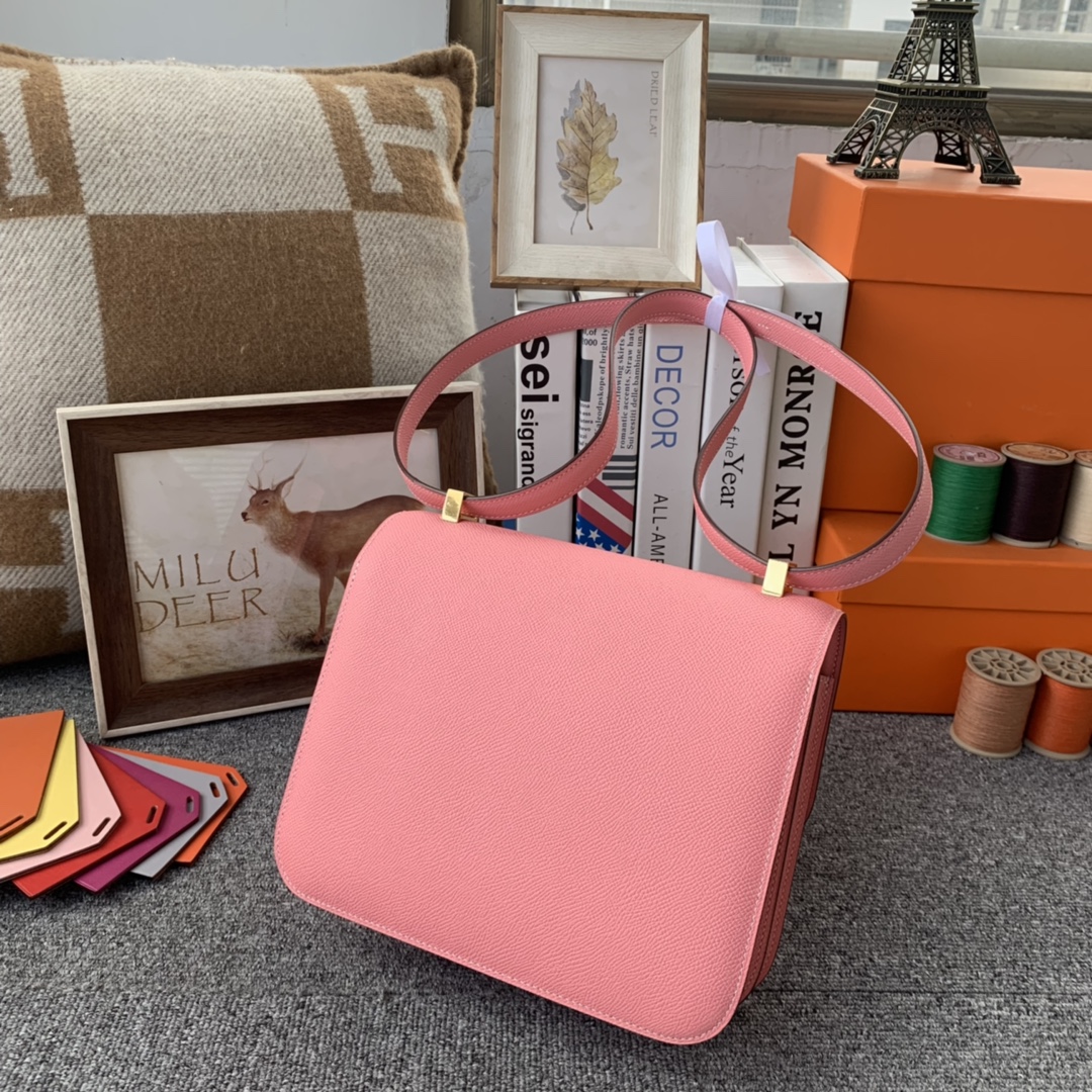 에르메스 콘스탄스24 로즈아잘리 금장 앱송